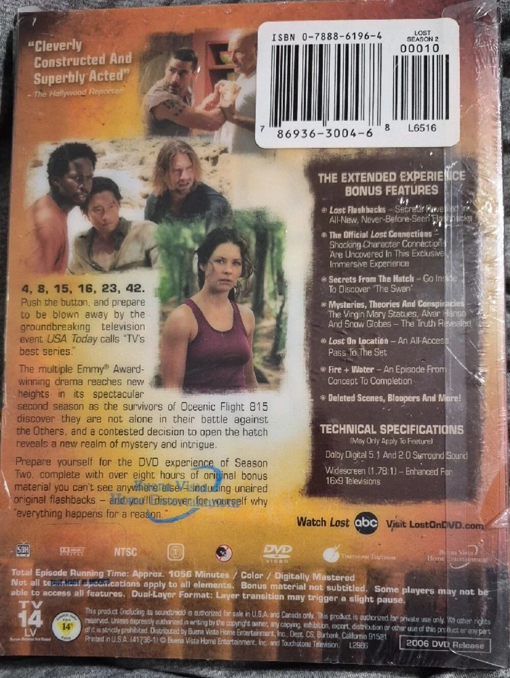 Lost: The Complete Second Season (Yellow)
